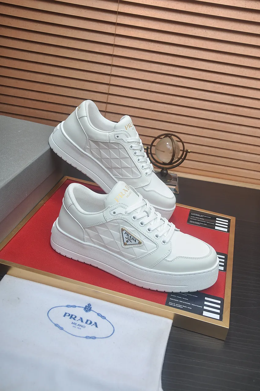 Men's shoes 💰580💶【PRADA】Top original, new season, high quality original goods, top imported calfskin with original imported glue, imported cowhide inside with original cowhide feet, original outsole! Quality guaranteed! Code 38-45 (45 customized)